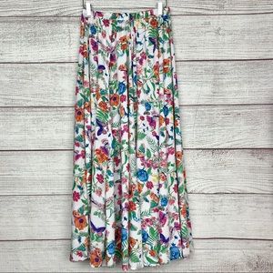 Cupio Skirts - NWT Cupio Floral Butterfly Maxi Skirt Cupio Skirts - NWT Cupio Floral Butterfly Maxi Skirt